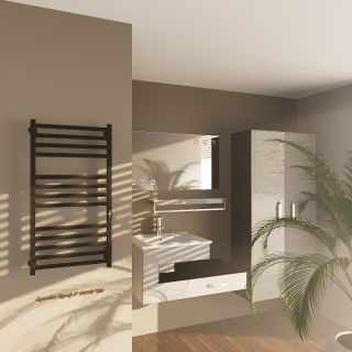 Электрический полотенцесушитель Altasan АрмадаПроф АрмадаПрофР10050ЧМ Черный муар 100х50